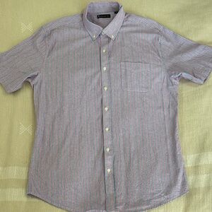 American Tall Multicolor Striped Button Down Shirt